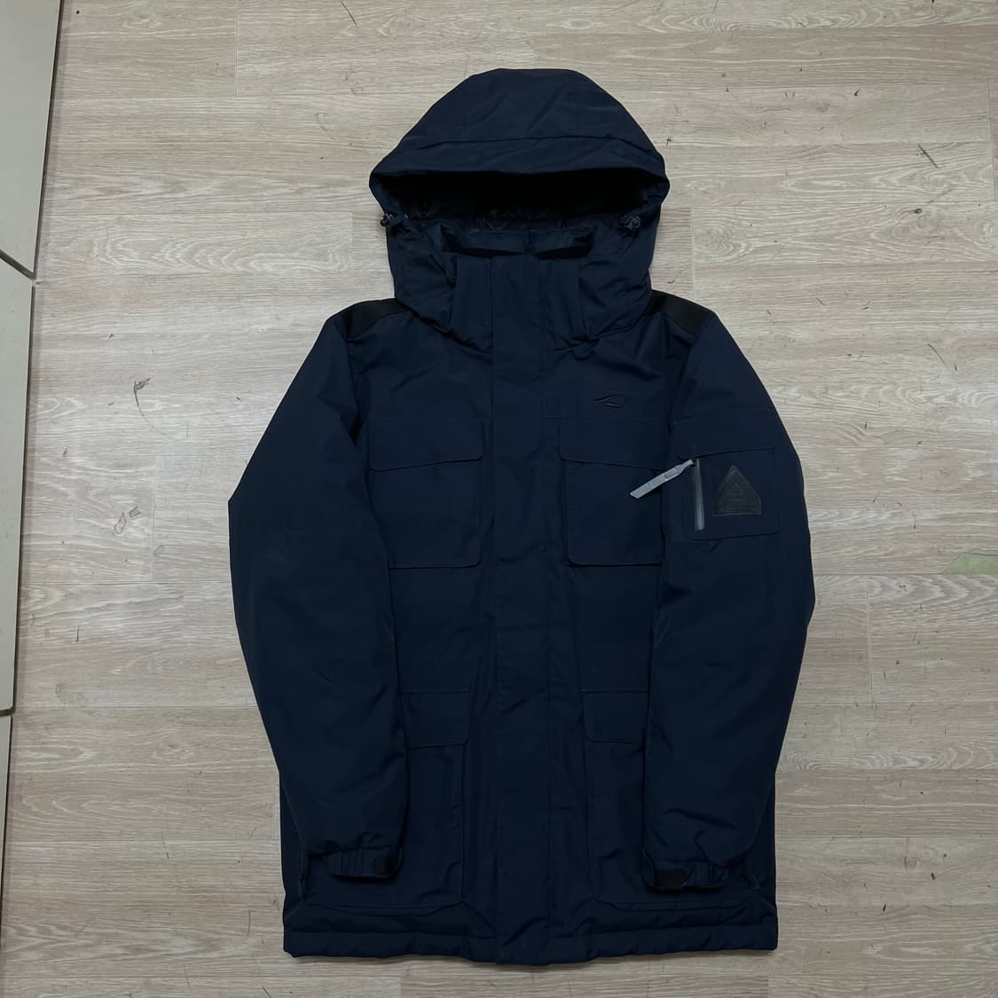 프로스펙스 아웃도어 덕다운 방풍 후드 패딩 점퍼 [네이비] M/95 상품이미지1