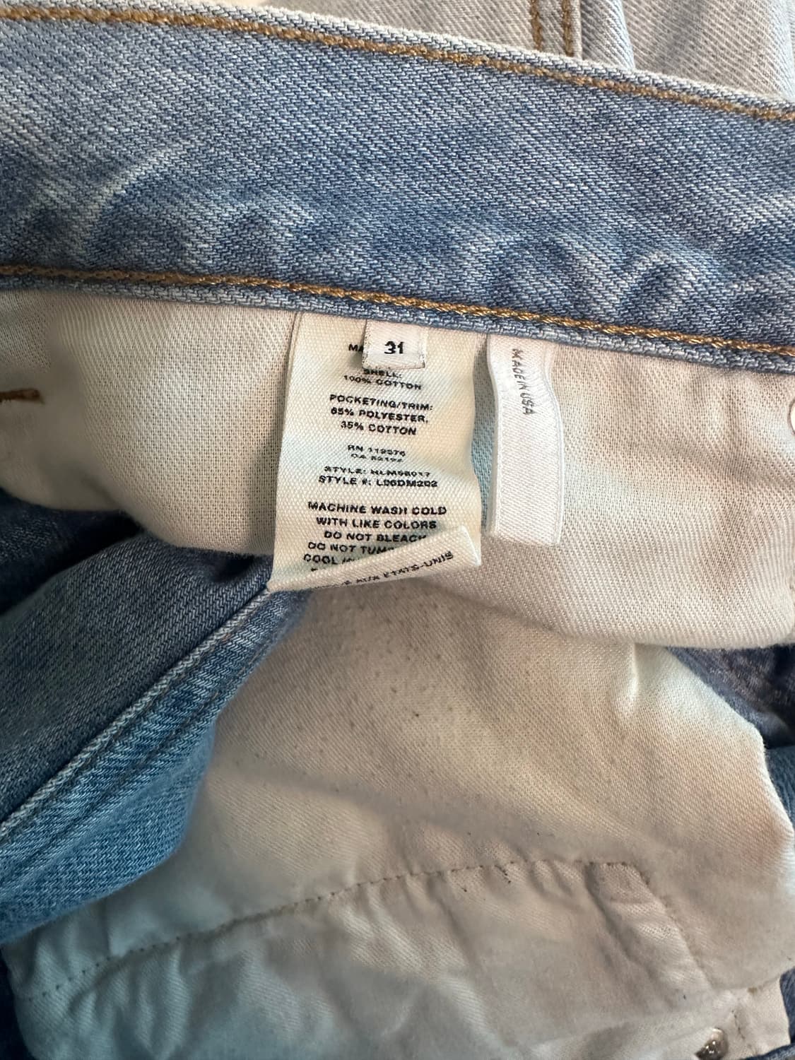 Helmut lang 사이드라인 연청 상품이미지4