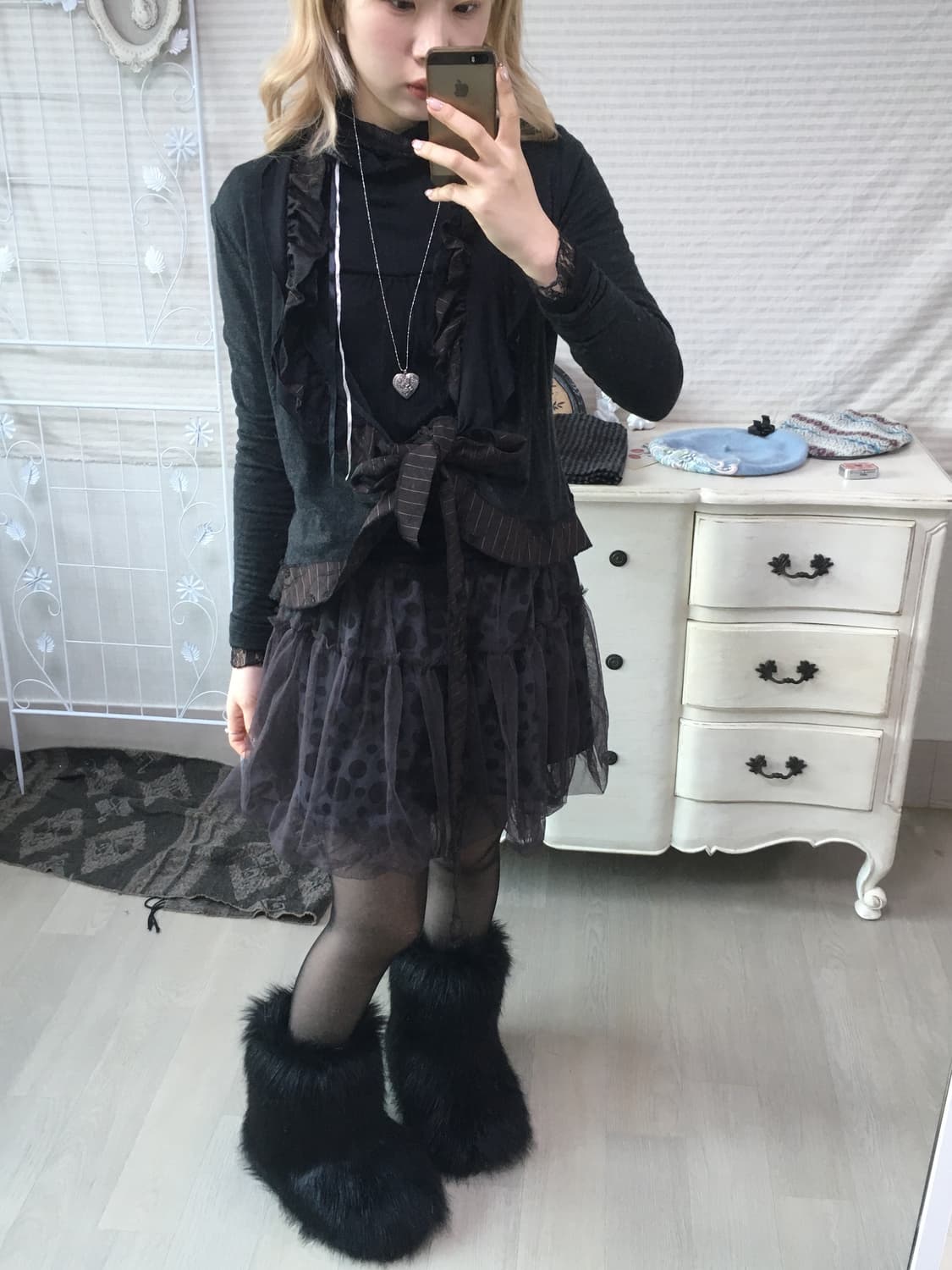 made in italy charcoal frill antique cd 상품이미지3