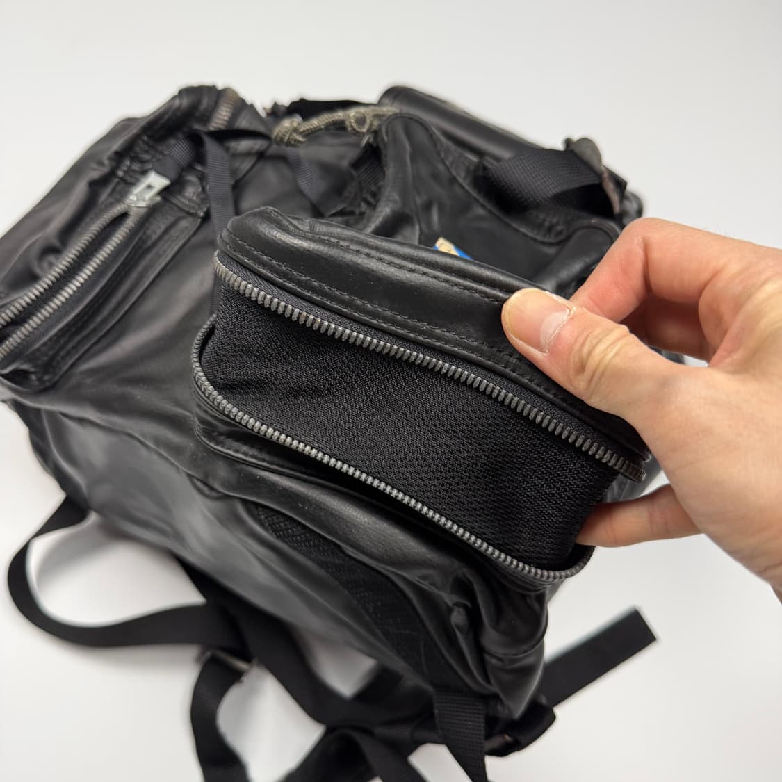 요시다포터 러기지라벨 뉴라이너 럭색 블랙 상품이미지6