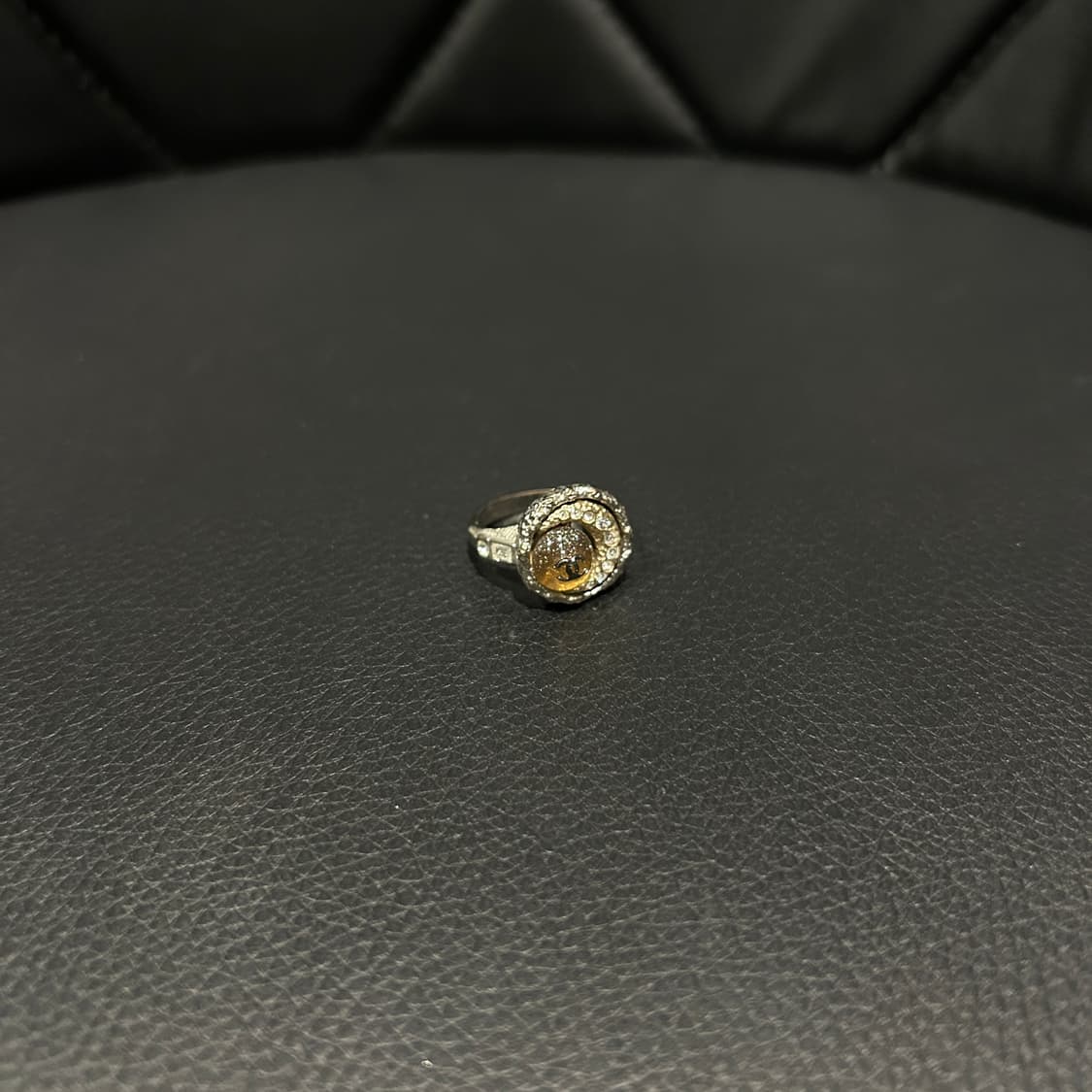 샤넬 잼스톤 크리스탈 문 반지 상품이미지2