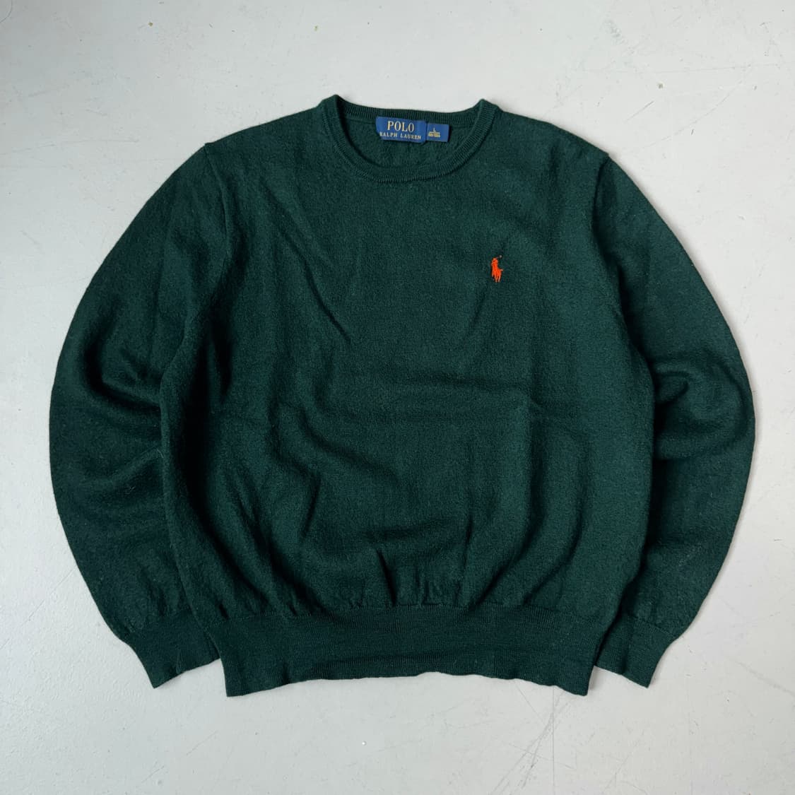 폴로 포니 니트 맨투맨 그린 상품이미지2