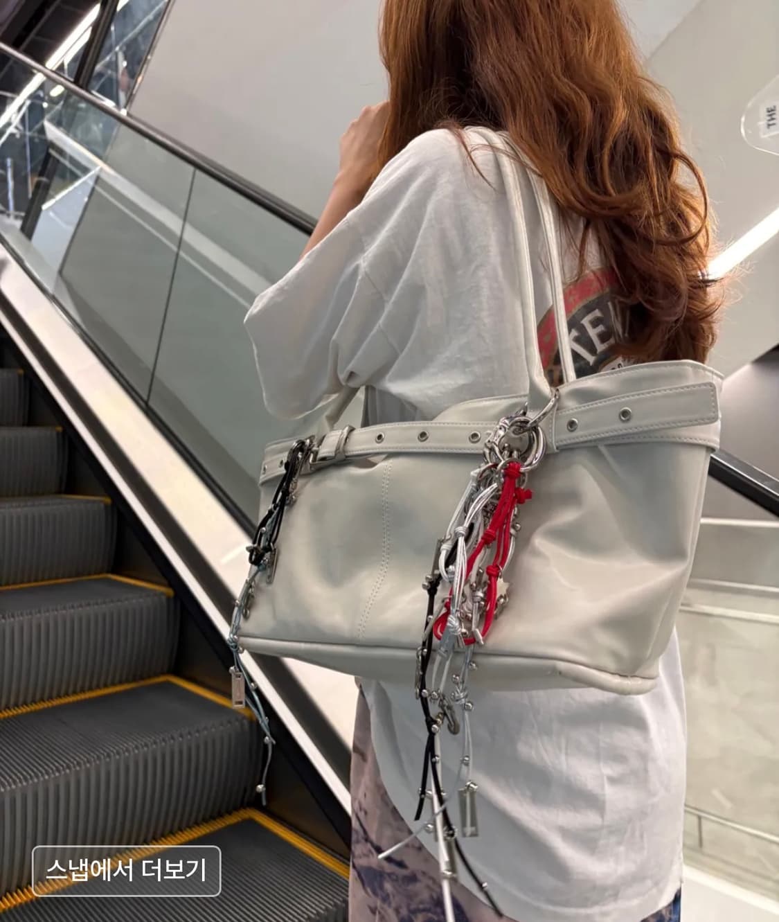 여밈 belted boat bag (oyster) 상품이미지1