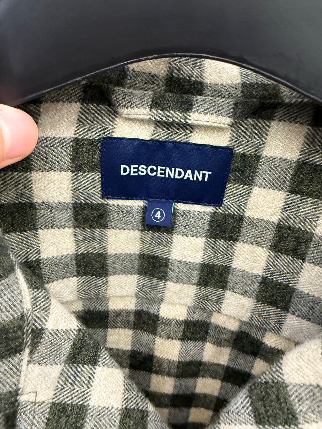 디센던트 MILPITAS PLAID LS SHIRT 4사이즈(새상품) 상품이미지4