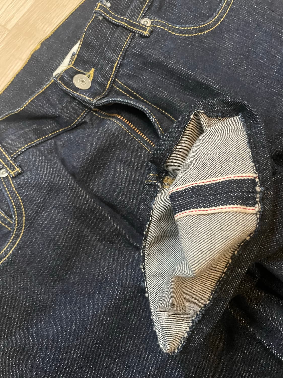 유니폼브릿지 딥 인디고 셀비지 데님 34 상품이미지3