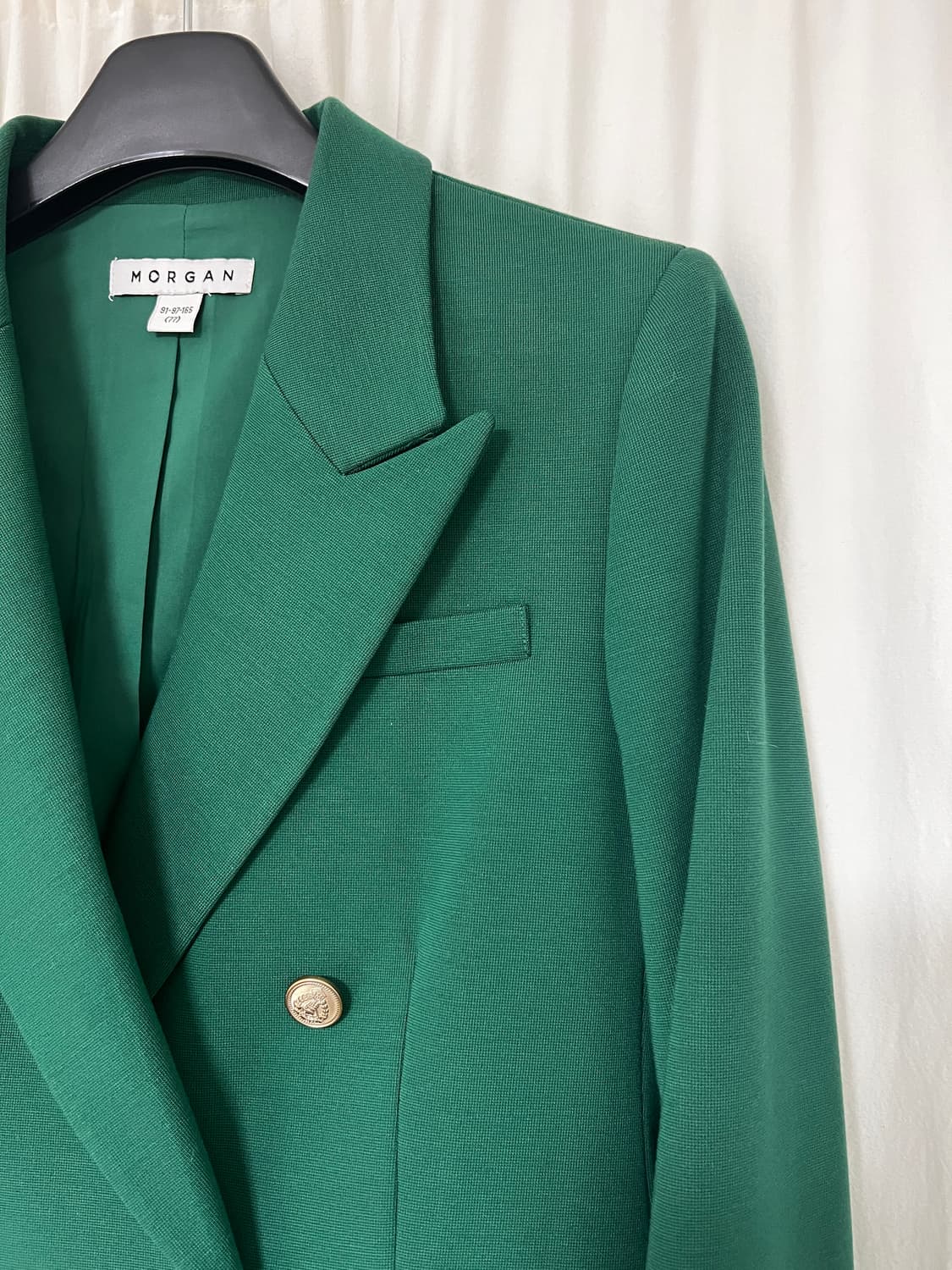 MORGAN 모르간 금장 더블버튼 블레이저 / 77사이즈 상품이미지4