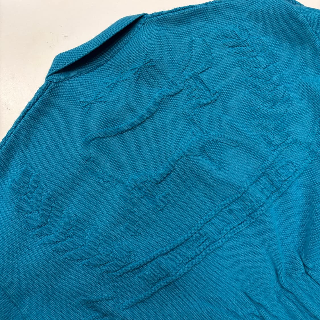 [L] 마리아노 MAGLIANO 터키 블루 집업 니트 가디건 B304 상품이미지10