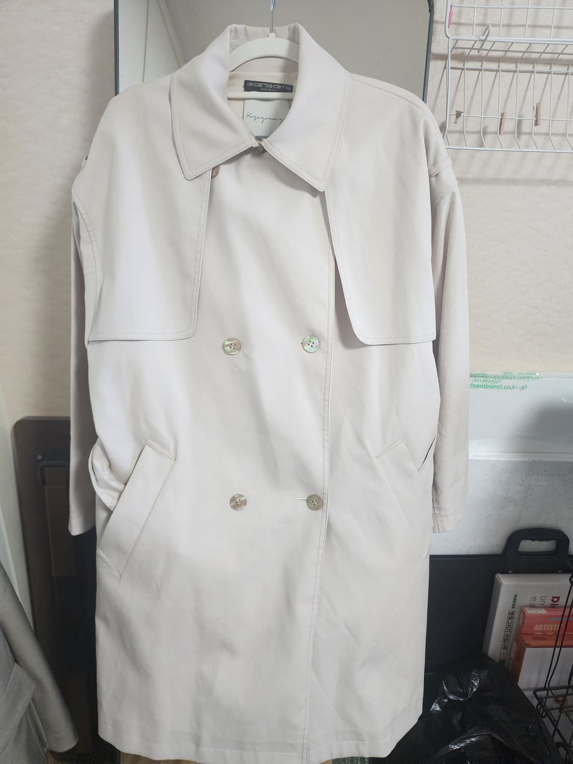 10 꼬르소 꼬모 베이지 트렌치 코트 38 상품이미지2