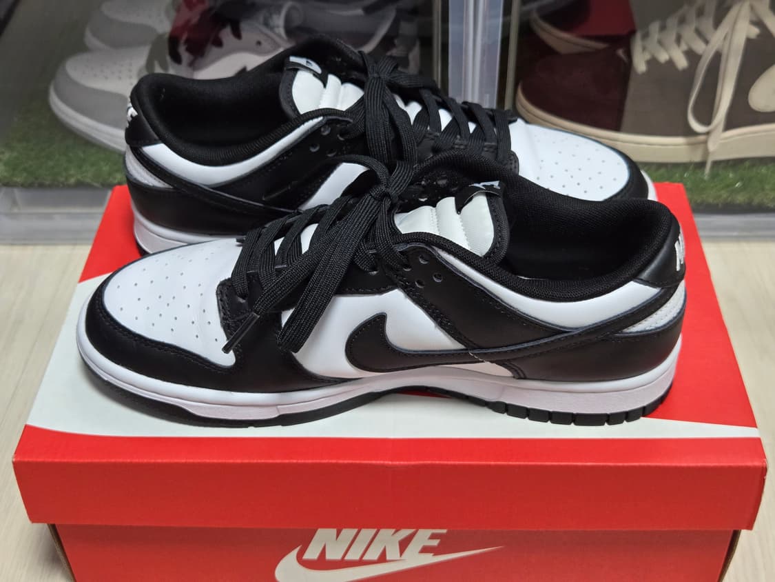 [판매](260)나이키 덩크 로우 레트로 블랙(범고래) 상품이미지3