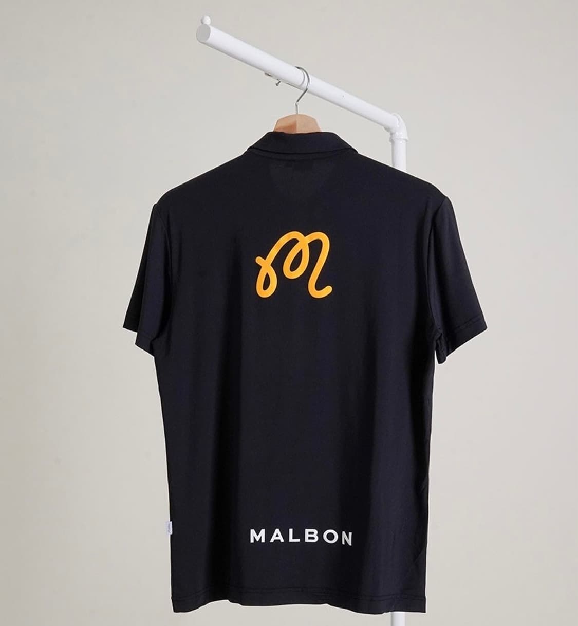 말본 남성 블랙 반팔 카라티 상품이미지2