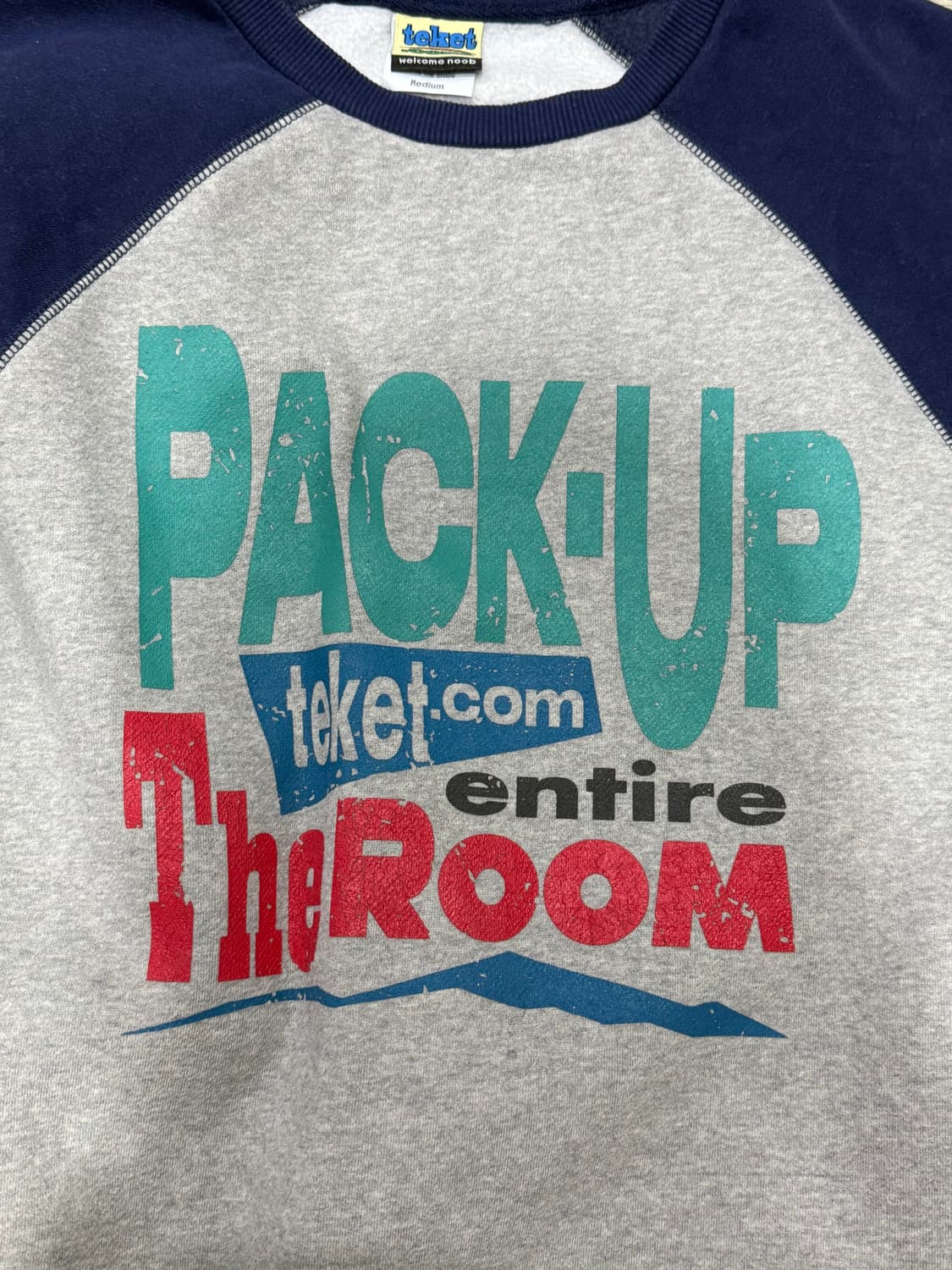PACK-UP SWEATSHIRT-MELANGE GRAY M 상품이미지3