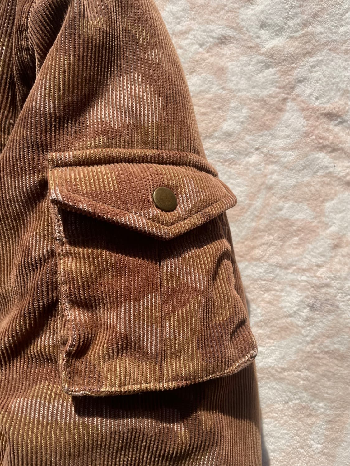 하와이안 코듀로이 브라운 카모 필드자켓 상품이미지6