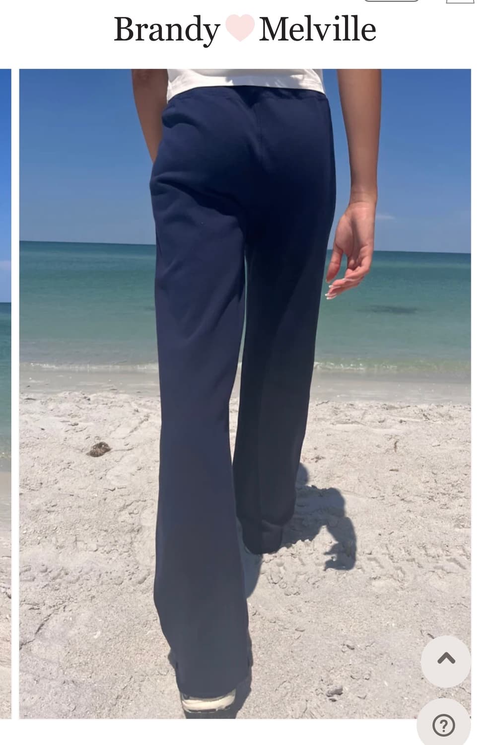 브랜디멜빌 네이비 스웻팬츠 상품이미지3
