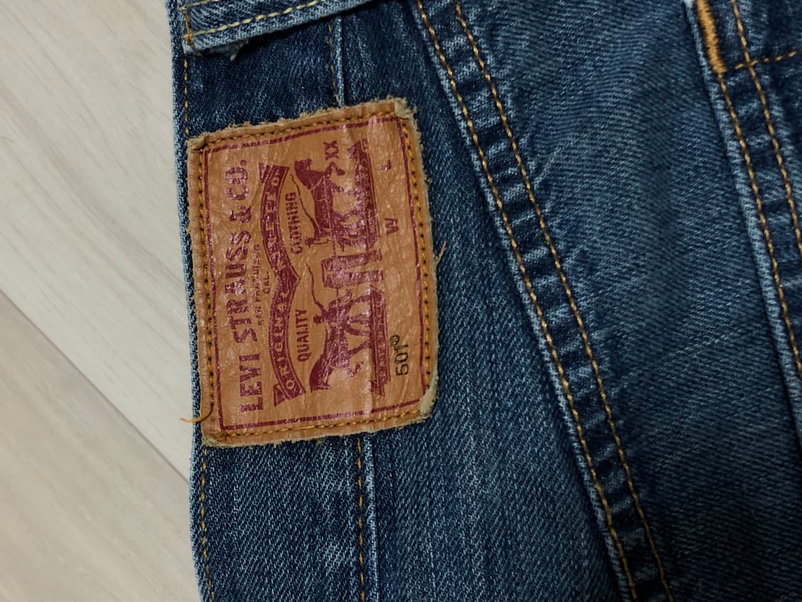 여성 리바이스 501 숏데님 상품이미지5