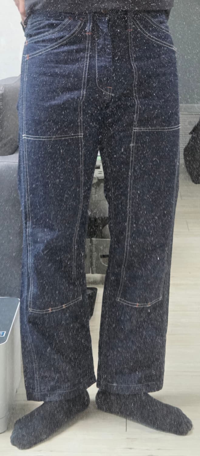 풀카운트 데님 더블니 페인터 팬츠 상품이미지3