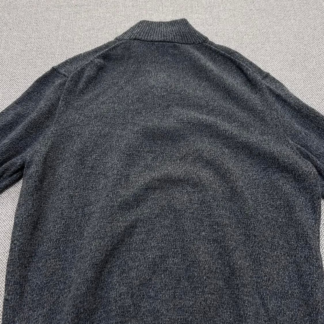 폴로 차콜그레이 하프집업 스웨터(XL) 상품이미지6