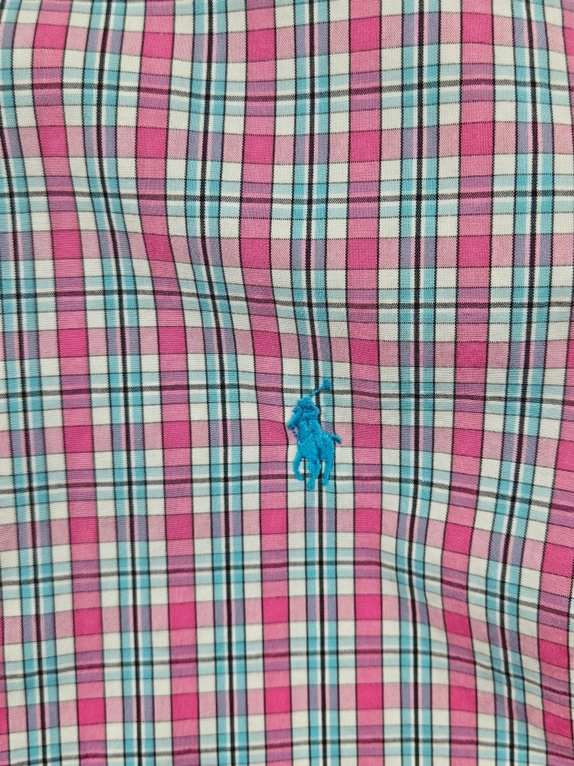 폴로랄프로렌 체크 하프 반팔 셔츠 ( L ) / 11920 상품이미지5