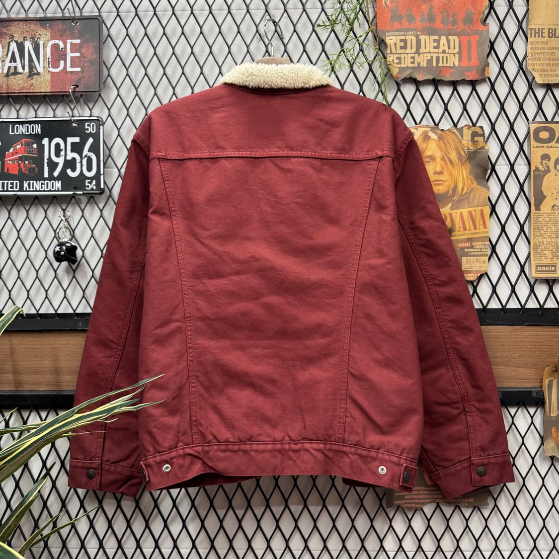 리바이스 타입 3 쉐르파 트러커 자켓 레드 XL 상품이미지2