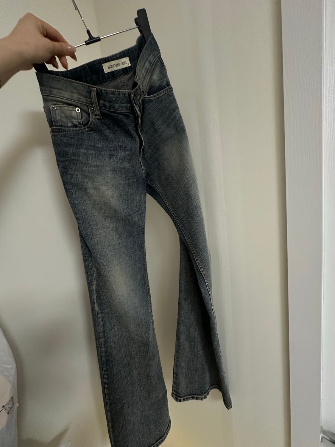 보헤미안서울 부츠컷 데님 팬츠 M 상품이미지5