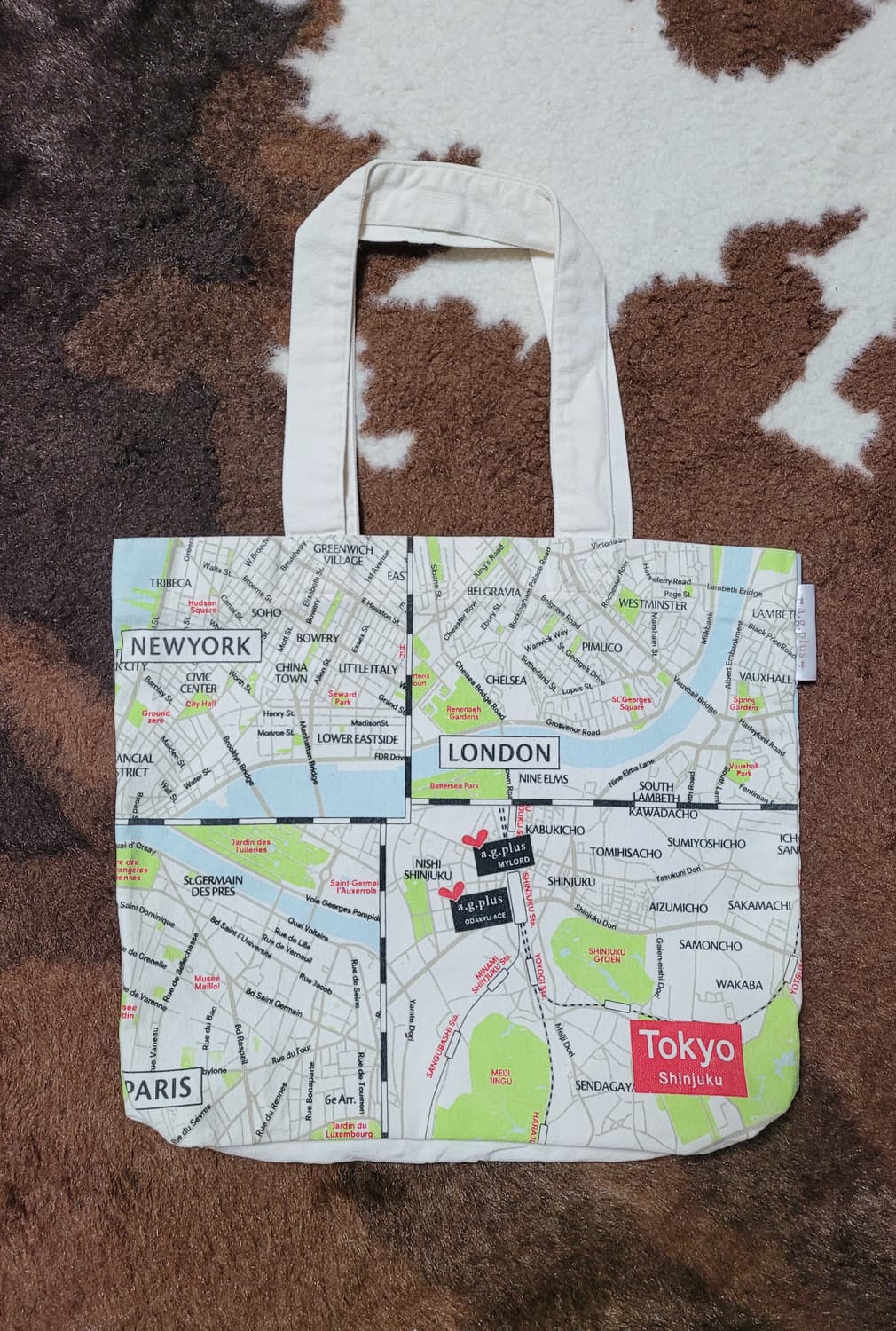 일본 빈티지 패브릭 토트백 상품이미지2