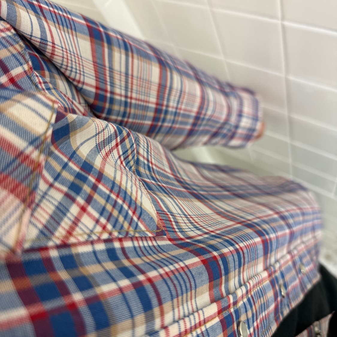 70’s J.C Penney Big Mac 타탄 웨스턴 요크 셔츠 상품이미지6