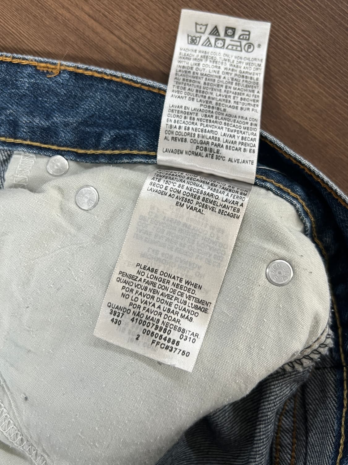 00s Levis 리바이스 505 스트레이트 핏 데님 팬츠 상품이미지8