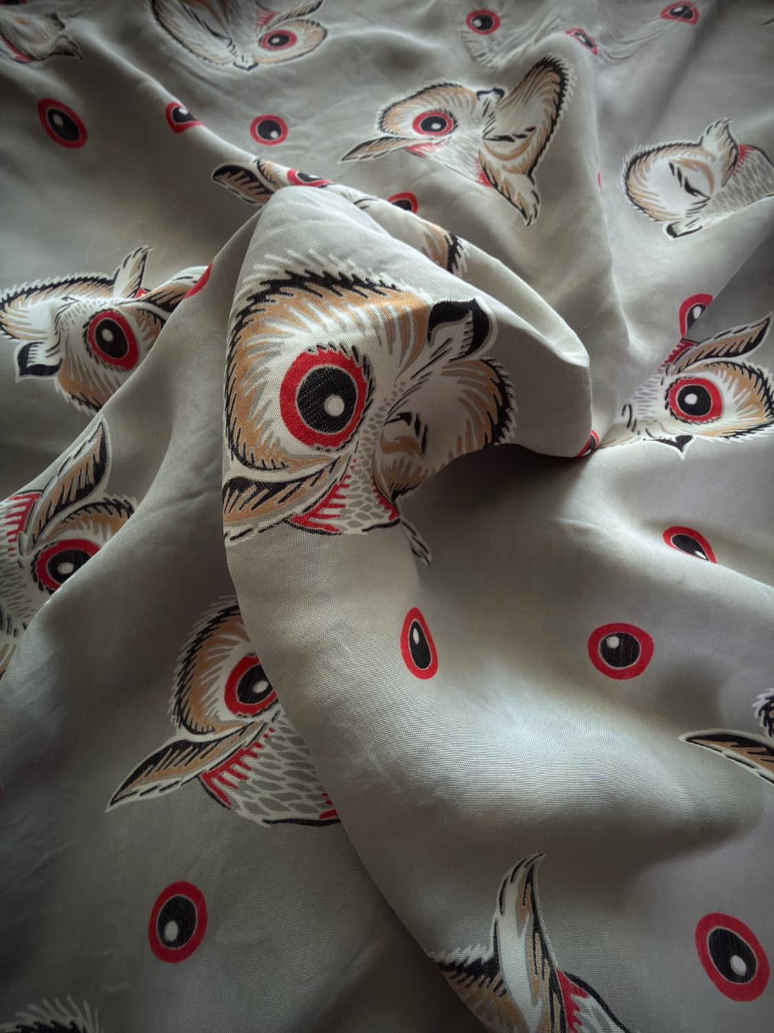 50s USA Wilson Brothers Owl eyeballs 셔츠 상품이미지8