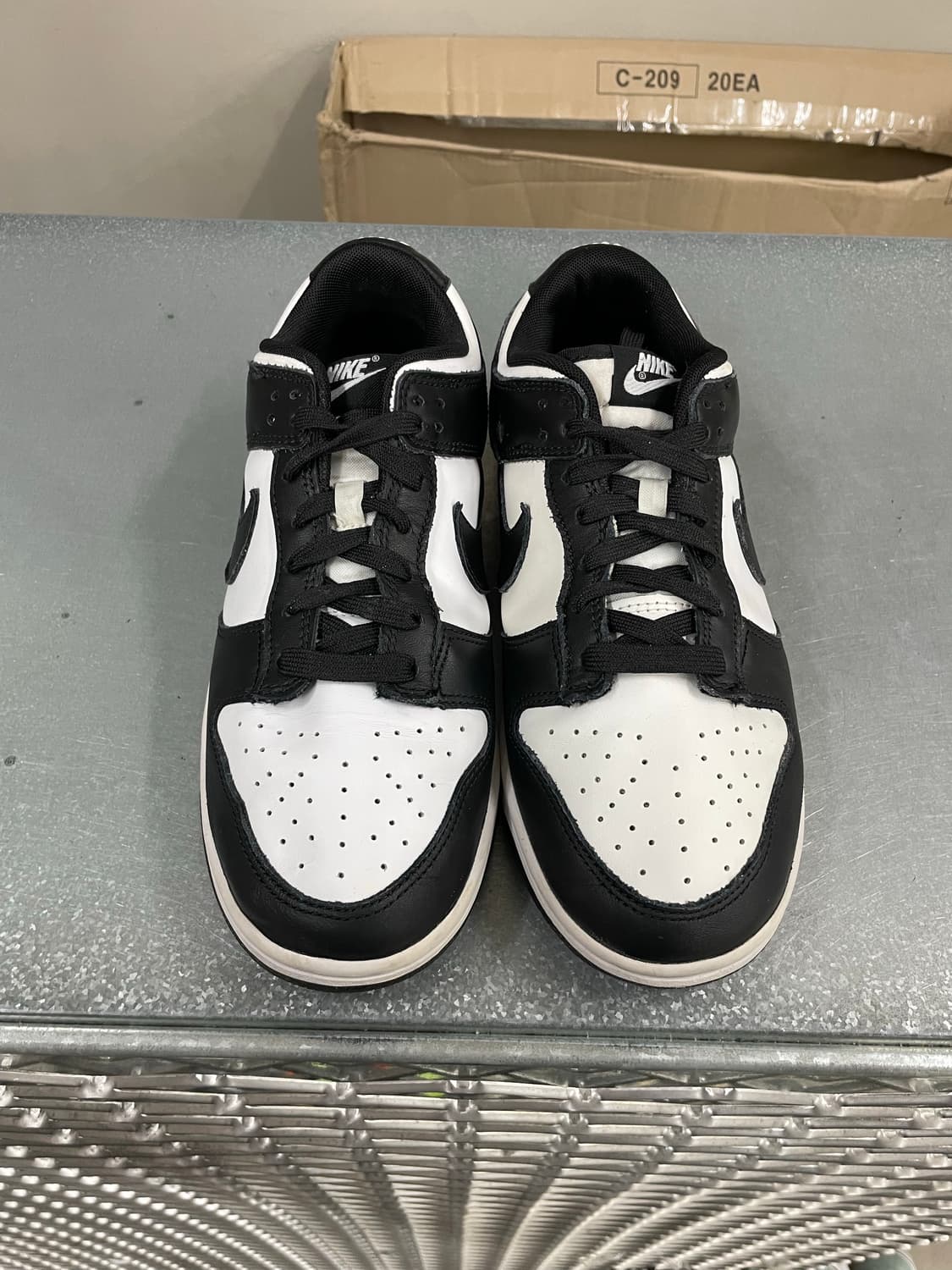 나이키 덩크 로우 레트로 블랙 260 상품이미지5