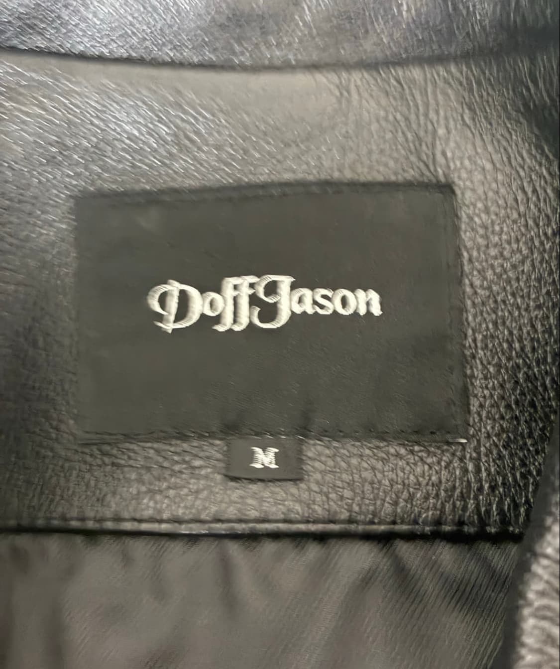 도프제이슨 카우하이드 레더 자켓 상품이미지3