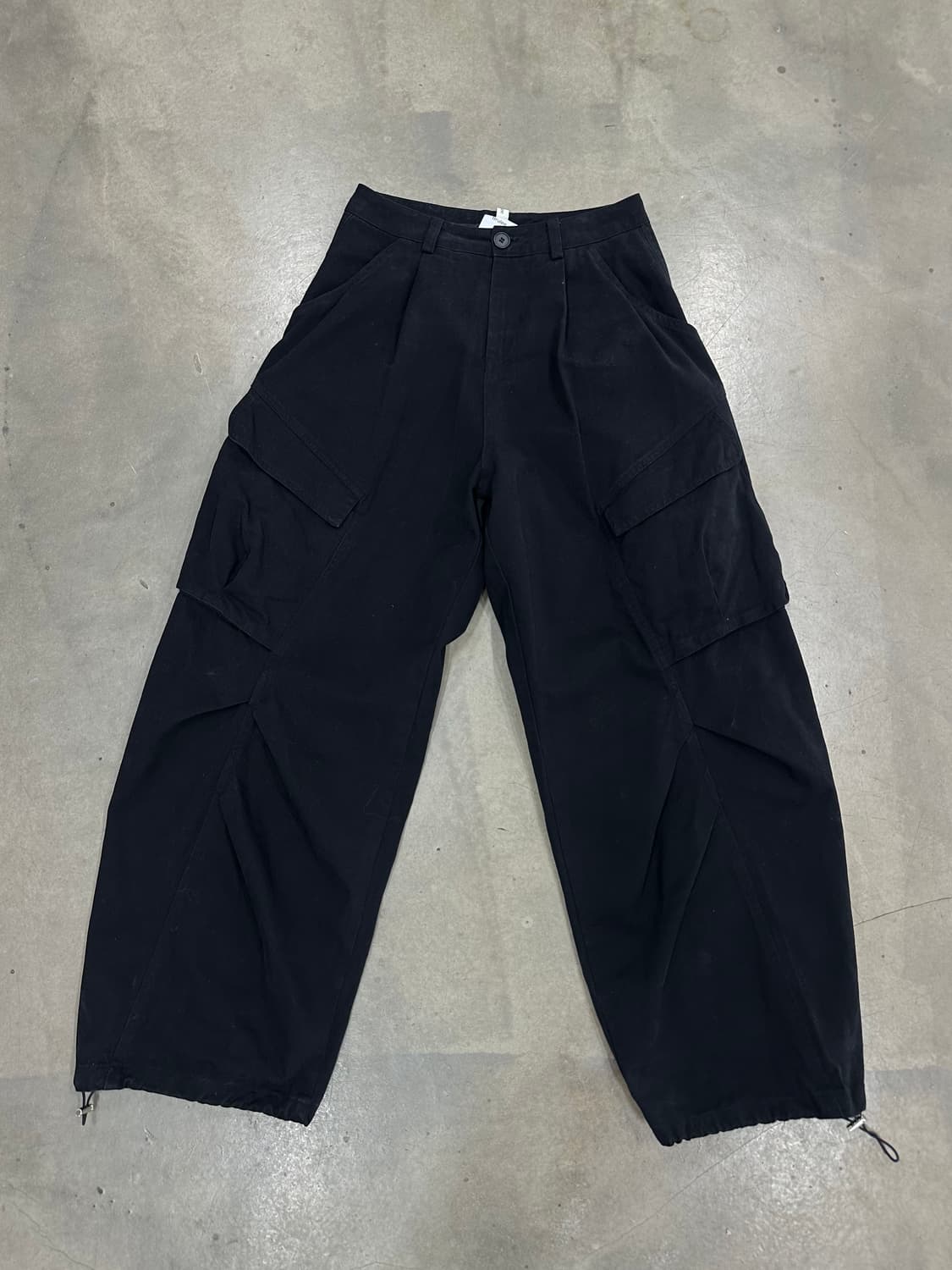 빈티지 벌룬 카고 팬츠 블랙 상품이미지4