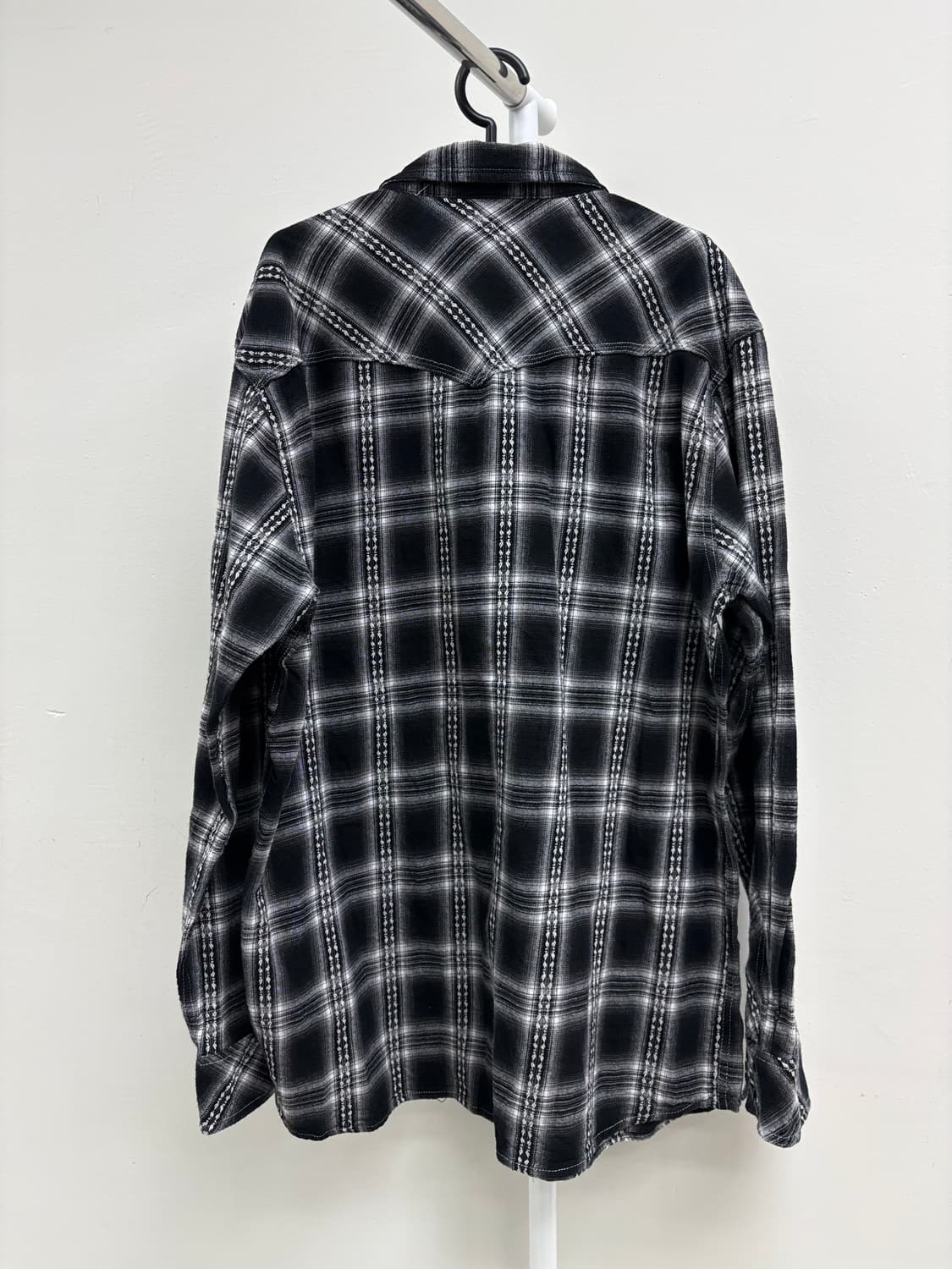 빈티지 펑크 락시크 체크 셔츠 상품이미지8