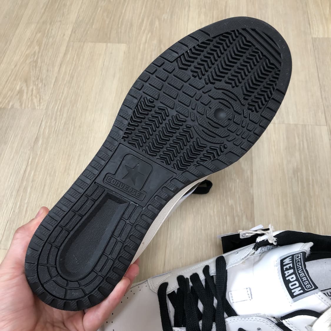 (300) 새상품 컨버스 CONVERSE 웨폰 빈티지 화이트 로우 상품이미지9