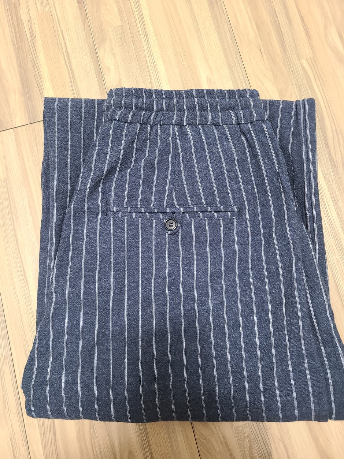 디앤에스알 DNSR 코지 파자마 스트라이프 팬츠 네이비 M 새상품 상품이미지5