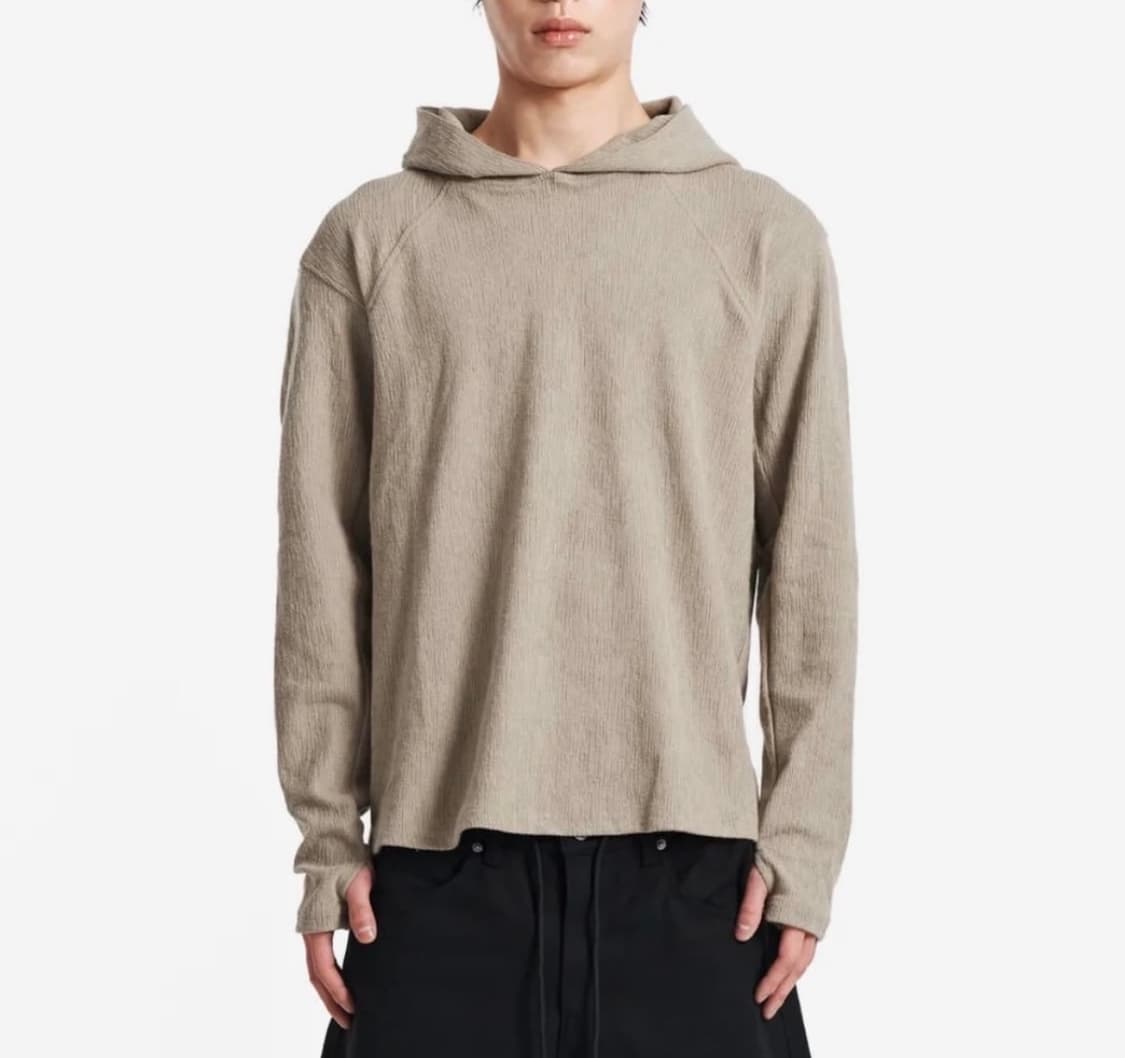 구매) 기철 Frame Slub Knit Hoodie 상품이미지1