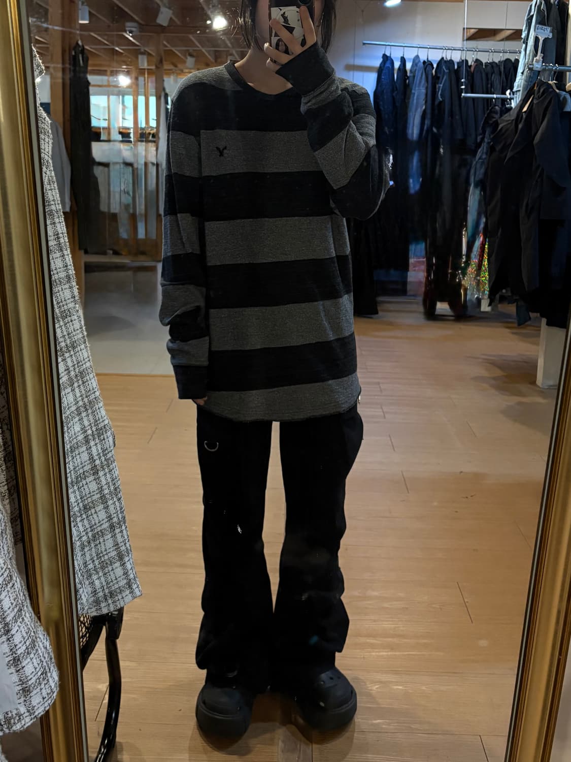 아메리칸 이글 단가라 롱슬리브 상품이미지4