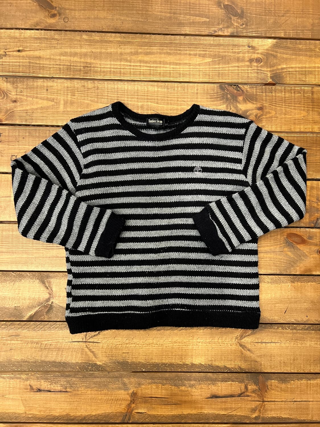 블랙 스트라이프 니트 상품이미지8