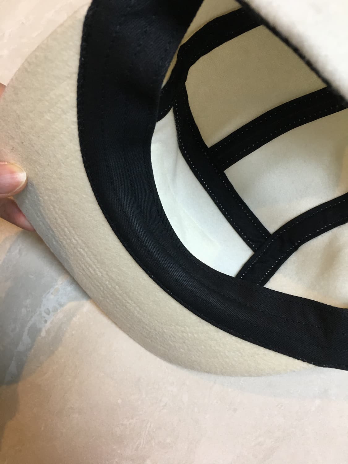 슈프림 화이트 울 캠프캡 상품이미지6