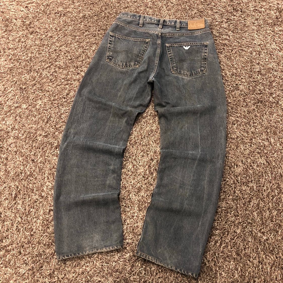 아르마니 블랙 워싱 데님 팬츠 상품이미지6