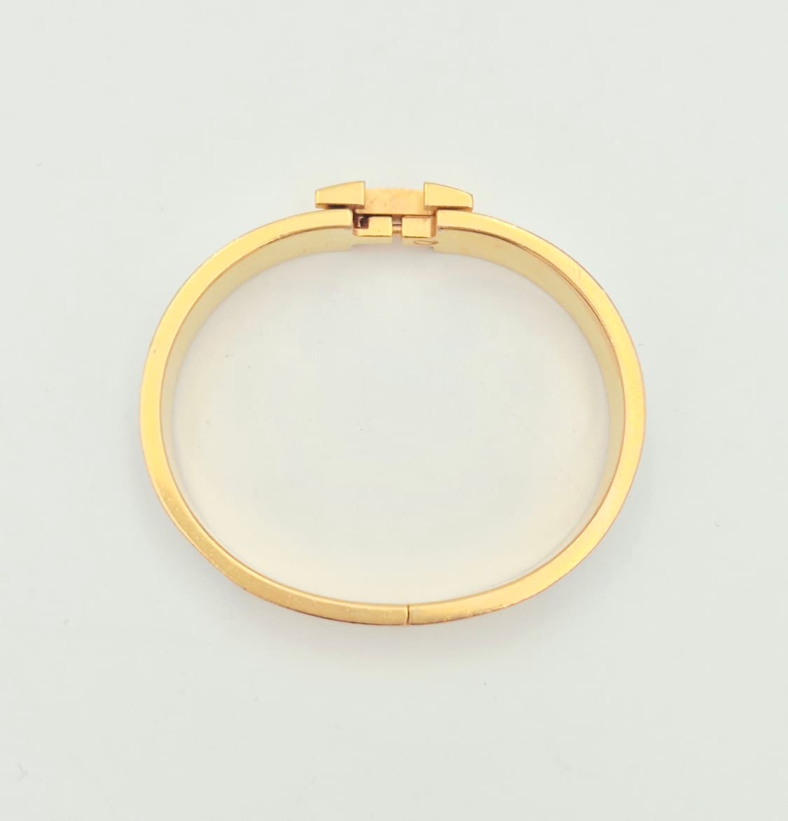 에르메스 클릭아슈 PM 화이트 금장 팔찌 상품이미지8