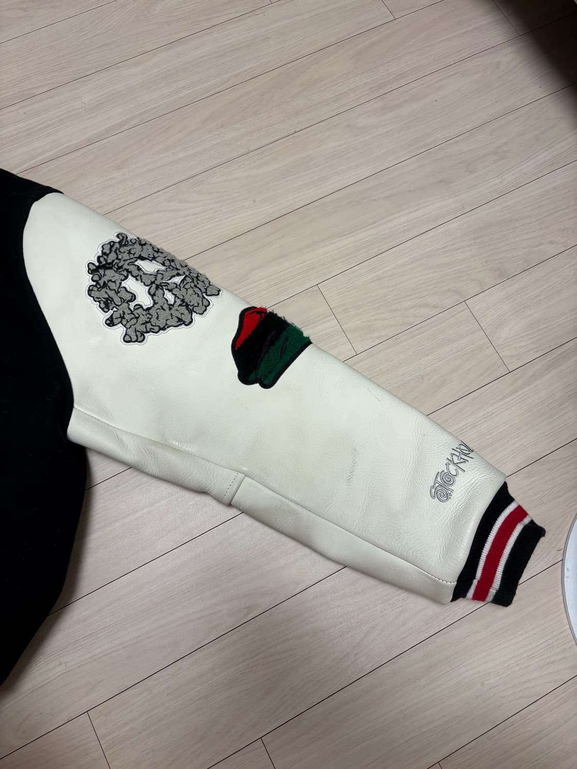 [M] 스투시X아워레가시X데님티어스 바시티 자켓 상품이미지6
