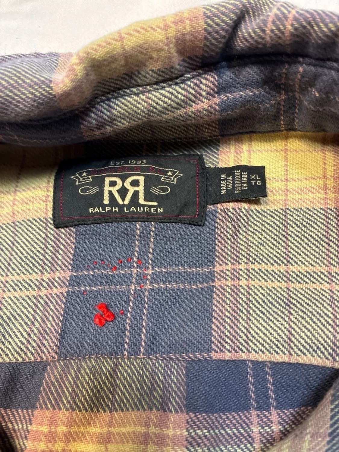 RRL 더블알엘 플란넬 워크셔츠 상품이미지2