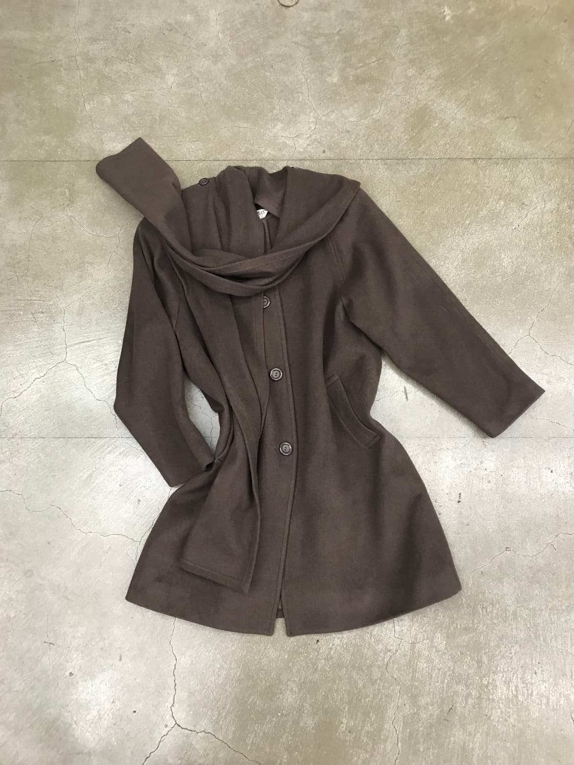 Scarf detail coat 상품이미지3