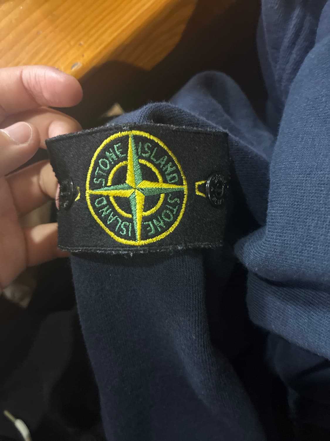 스톤아일랜드 네이비 후드집업 XL 상품이미지3