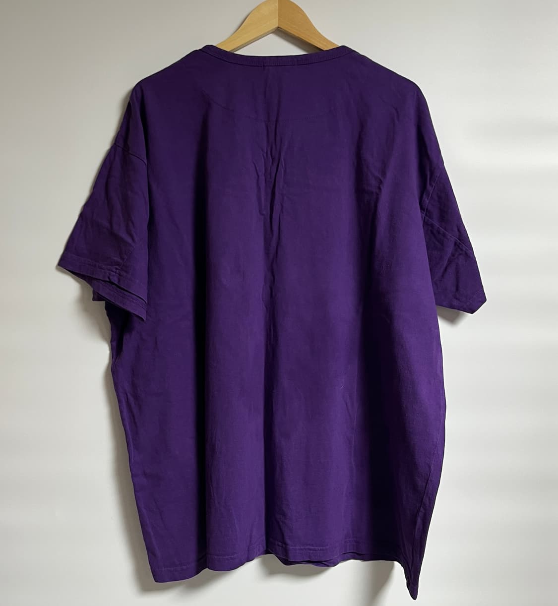 CP컴퍼니 오버핏 퍼플 헨리넥 반팔 티셔츠 3XL 상품이미지4