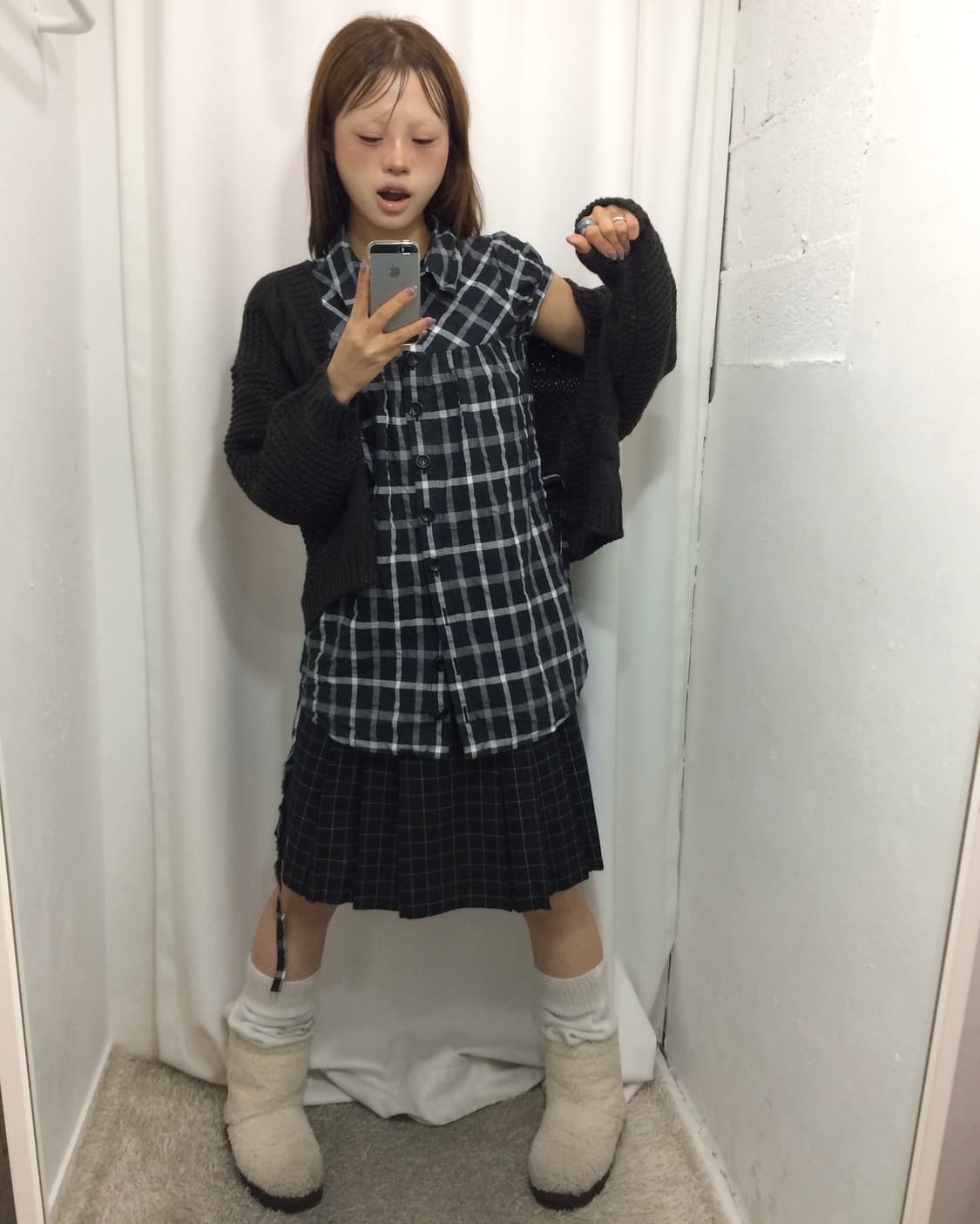 🕸️쁘띠 체크 코디 🕸️ 상품이미지3
