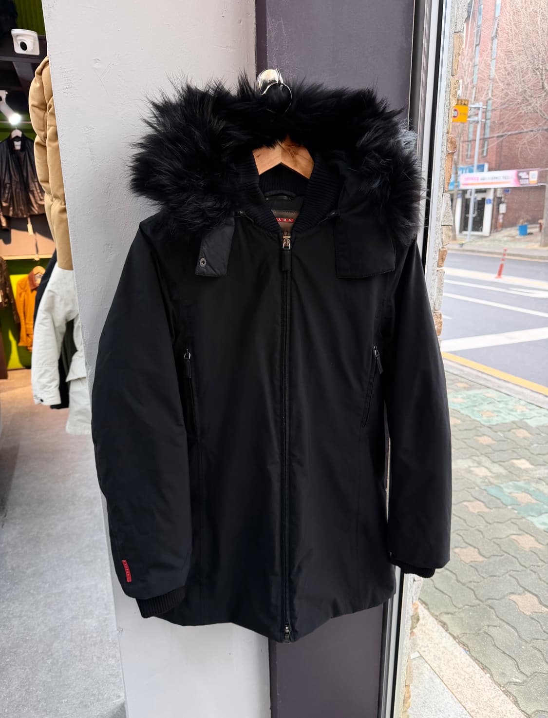 IT40/ 프라다 스포츠 고어텍스 리얼퍼 후디드 패딩 상품이미지2