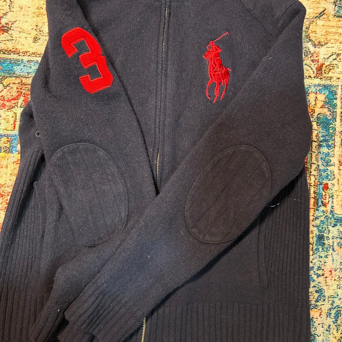 [M] 폴로 랄프로렌 빅포니 울 집업 상품이미지4