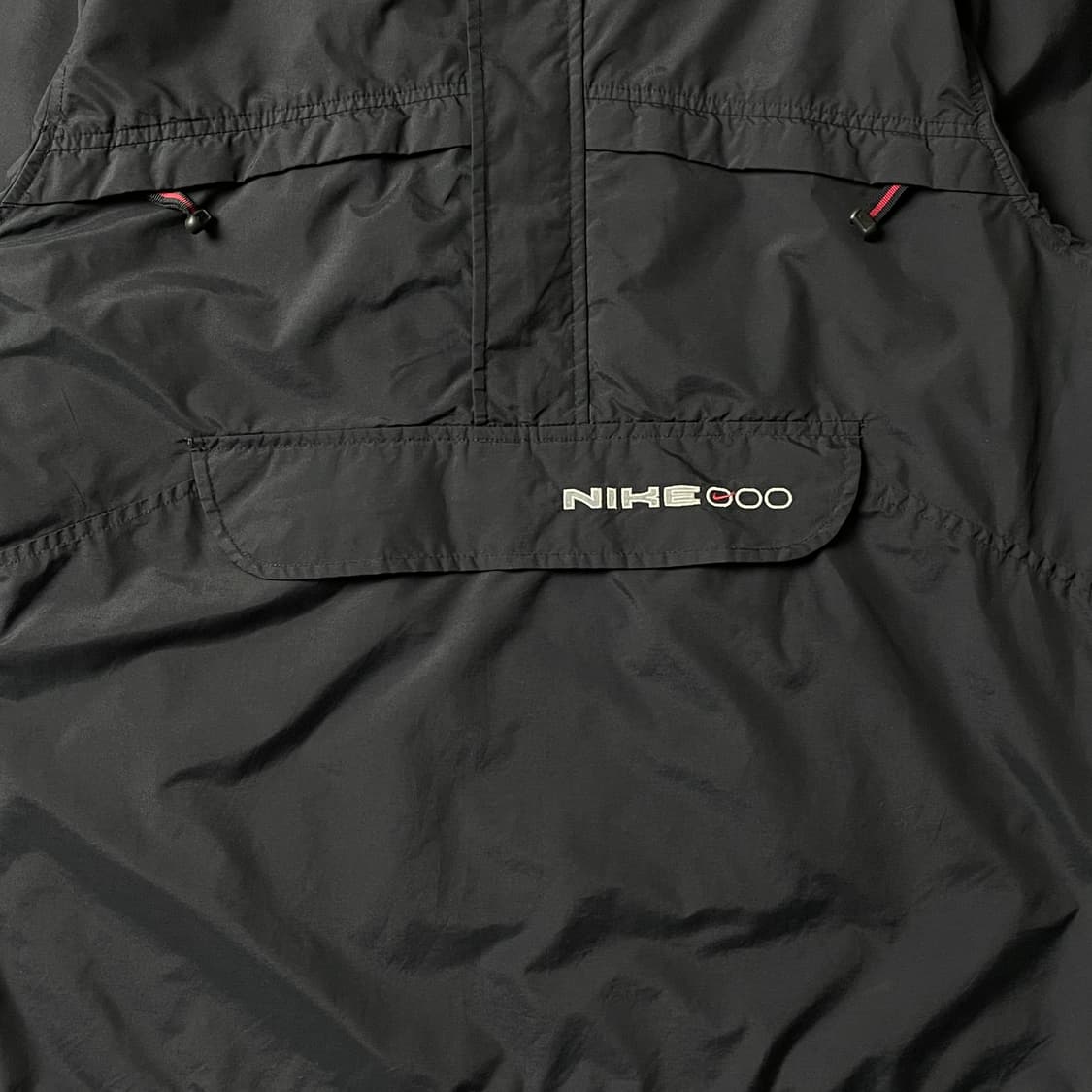 NIKE 00s 나이키 빈티지 블랙 하프집업 윈드브레이커 A00542 상품이미지3