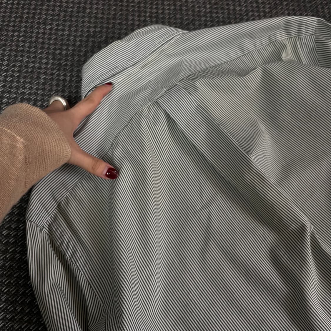 폴로 랄프로렌 핑크 포니 그린 스트라이프 M 상품이미지8