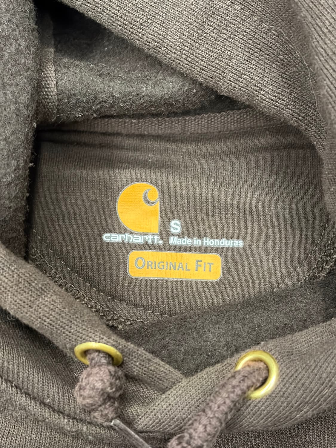 칼하트 브라운 후드티 상품이미지6